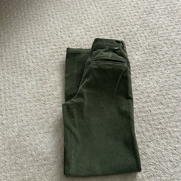 Green cord TNA 00 side pocket pants - Picture 2 of 4